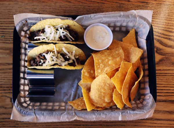 Kids Beef and Cheese Tacos