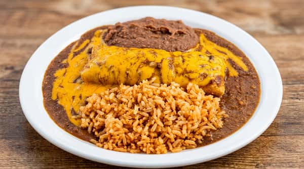 wet burrito plate