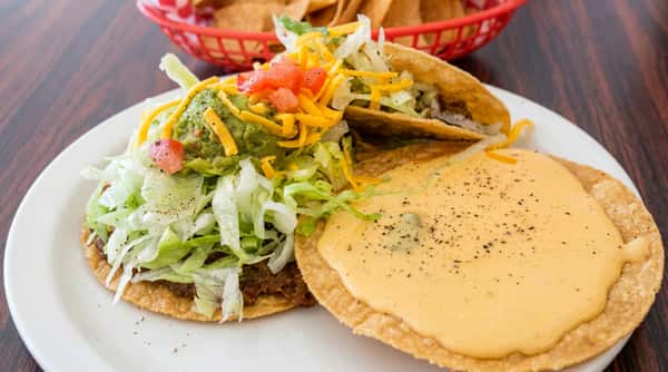 taco tostada platter