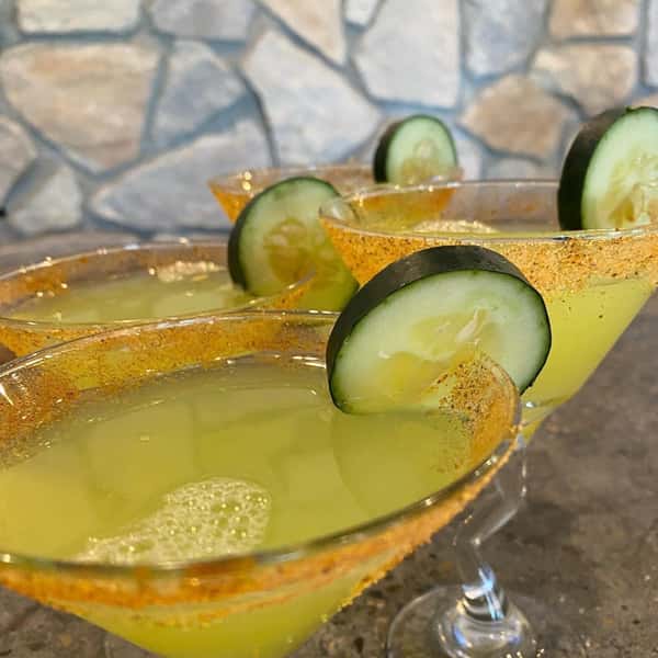 Cucumber Lime Martinis