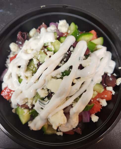 Veggie Greek Rice Bowl