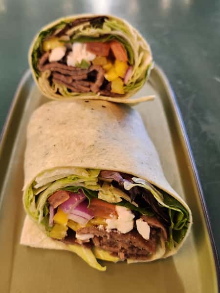 Greek Salad Wrap Meal
