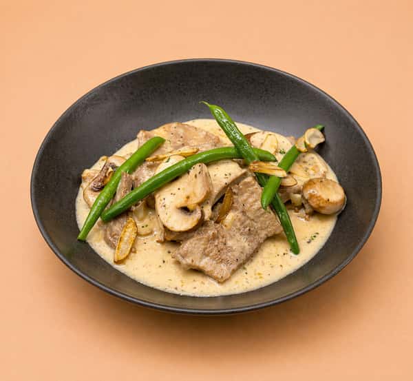 Lengua con Champignon
