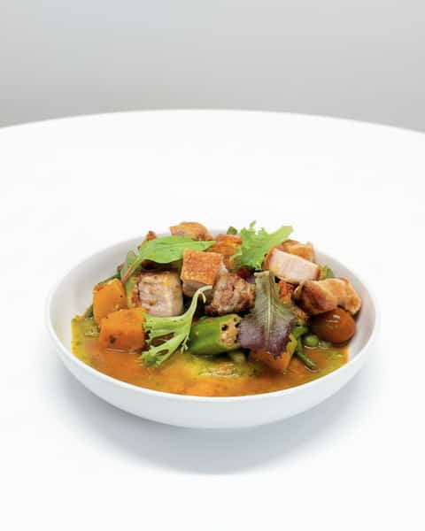 Pakbet con bagnet