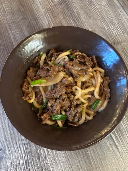 Bulgogi with Stir-Fried Udon Noodle