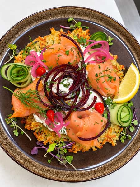 Smoked Salmon Latke