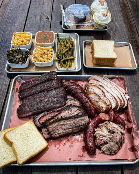 bbq platter and sides