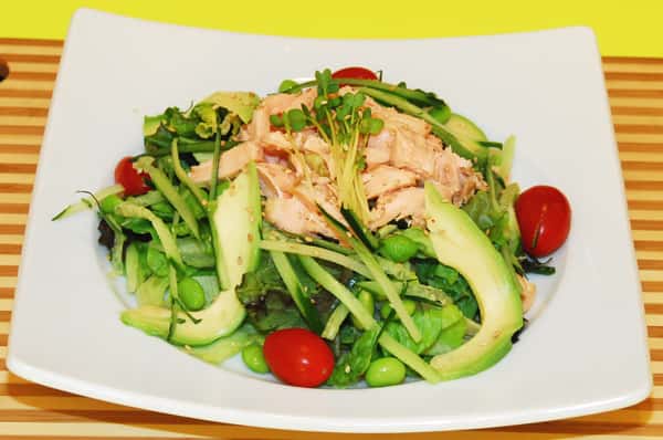 Sumiyaki Salmon Salad