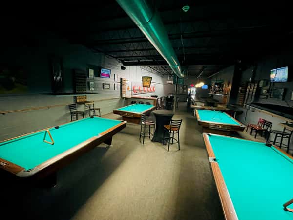 Pool room.