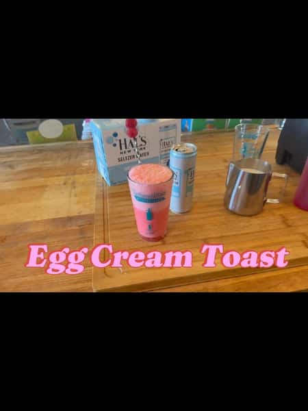 V-Day Egg Cream Toast for 2