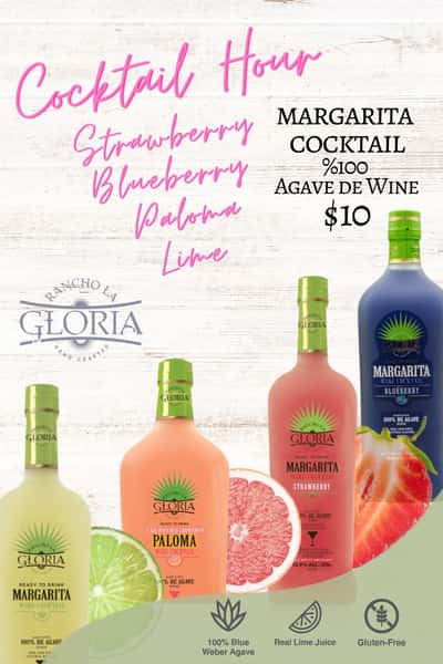 Gloria's Margarita-Agave wine-based    