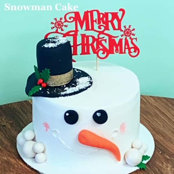 Snowman Cake, 8"