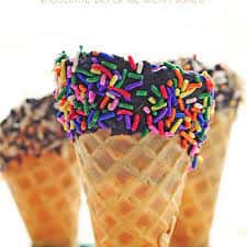 Dipped Waffle Cone