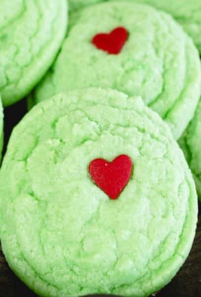 Grinch or Peppermint Iced Sugar Cookies