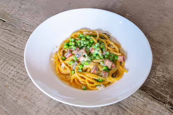 Tasso Ham Carbonara