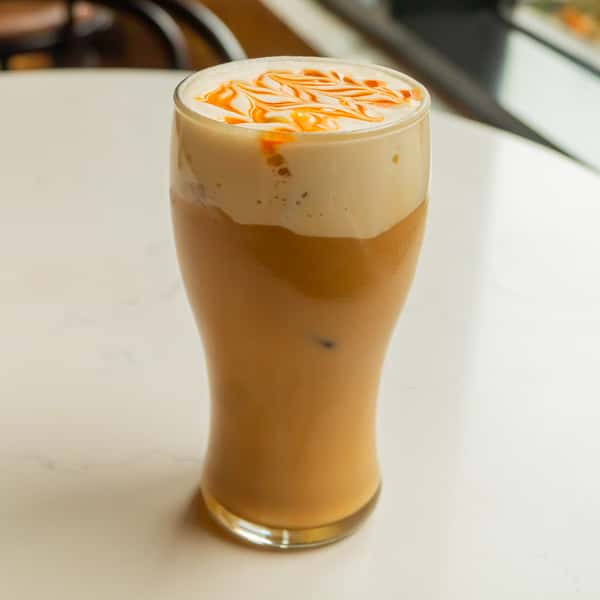 Salted Caramel Maple Cream Latte