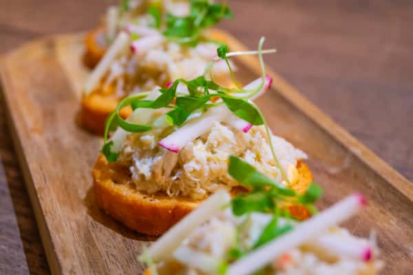 Dungeness Crab Crostini