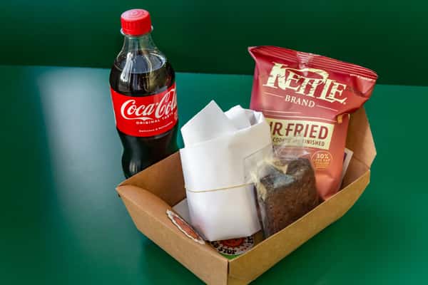 1/2 Sub, Chip, 20oz. Soda & Brownie