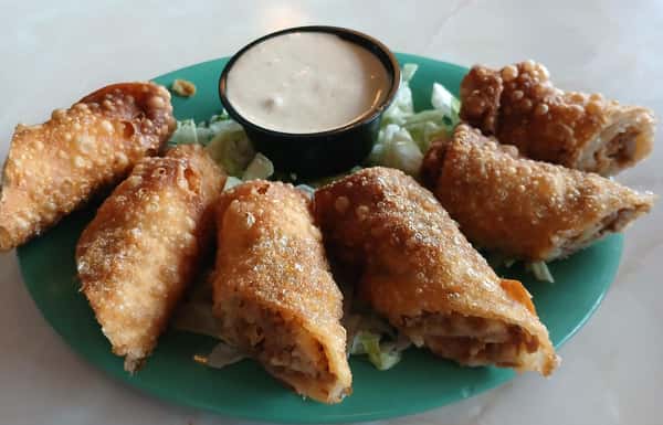 Boudin Egg Rolls