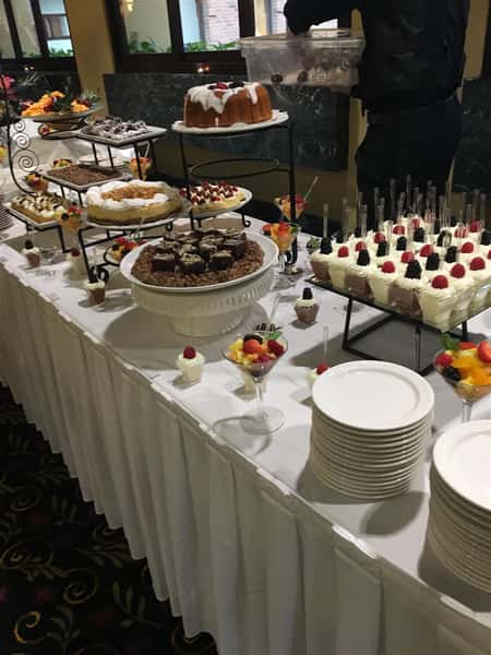 Assorted dessert table