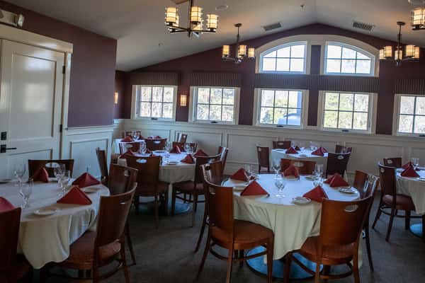 Dining area for private events