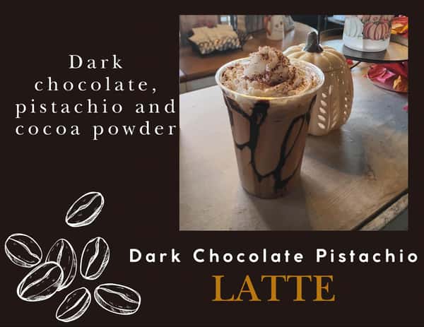 Dark Chocolate Pistachio Latte