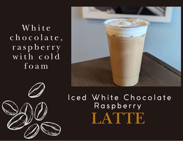 Iced White Chocolate Raspberry Latte