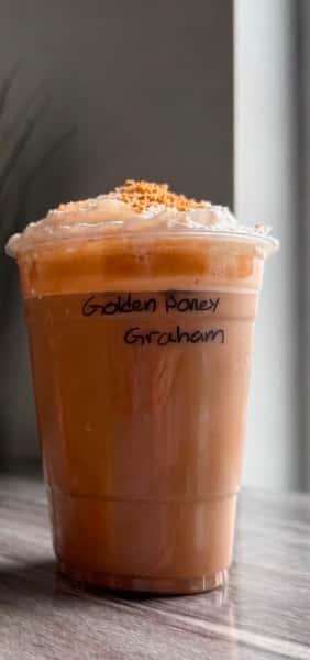 Golden Honey Graham Latte