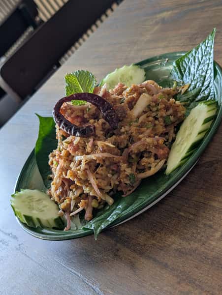 Crispy Rice Ball Salad