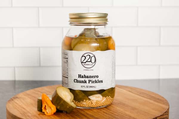 32oz Habanero Pickle Chunks