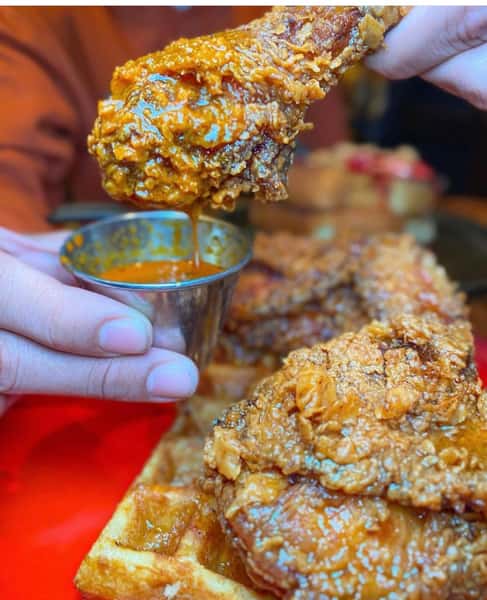 Buttermilk Fried Chicken with Nashville Sauce