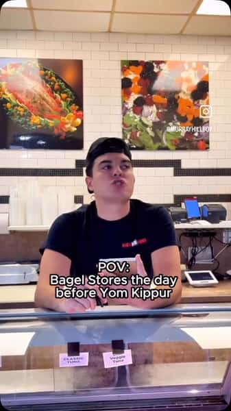 This time of year hits different 🥯 The Yom Kippur bagel rush is back and we are so ready. Stock up before the fast, we got you covered!  #BagelBoss