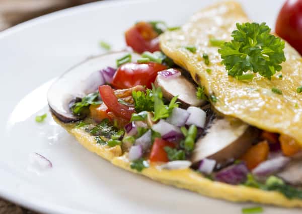 RUN IT THROUGH THE GARDEN OMELETTE