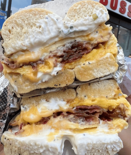 MIKES HOT HONEY(r) EGG SANDWICH