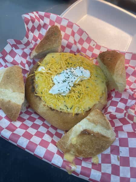 Bread with cheese