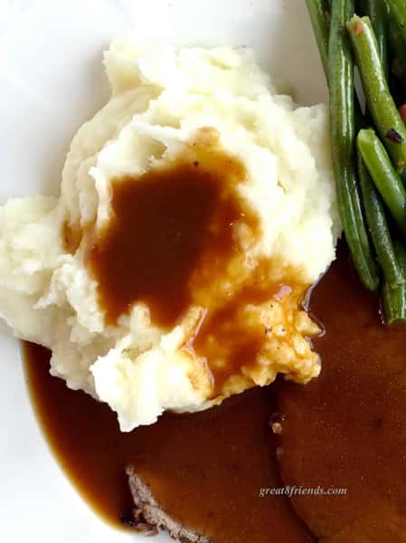 Mashed Potatoes with Gravy