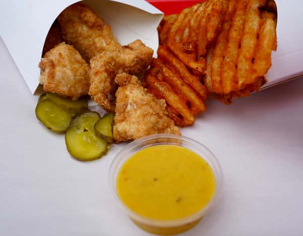 chicken nuggets and fries