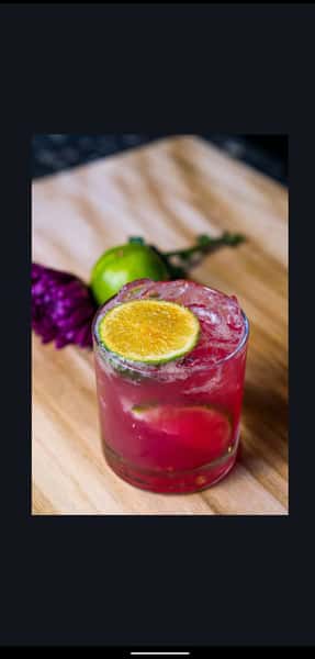 Pomegranate Caipirinha