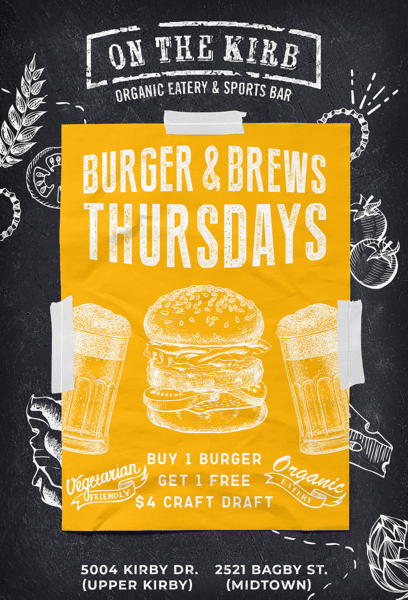 Thursday | Burgers & Brews