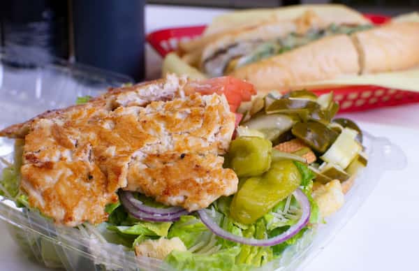 Chicken Caesar Salad Menu Alkobar Quick Stop & Deli Deli in Palm Desert, CA