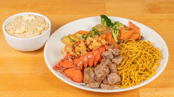 Hibachi Dinner Combo (3 Meats)