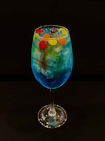 Rainbow Skittles (Wine Glass)