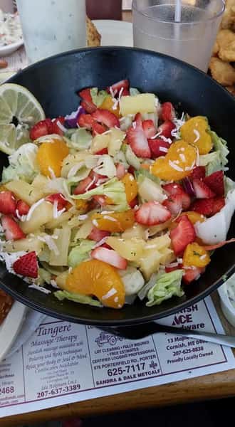 salad with fruit