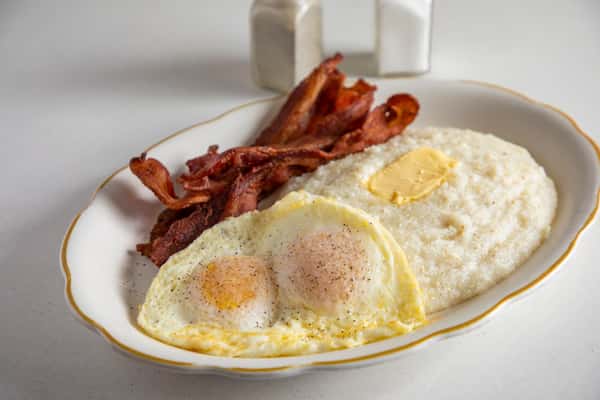 eggs and bacon