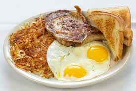 Pork Chops & 3 Eggs