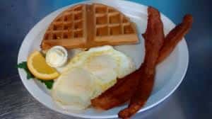 Senior's 1/2 Waffle Combo