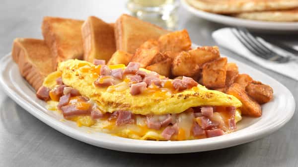 Senior's Ham & Cheese Omelette