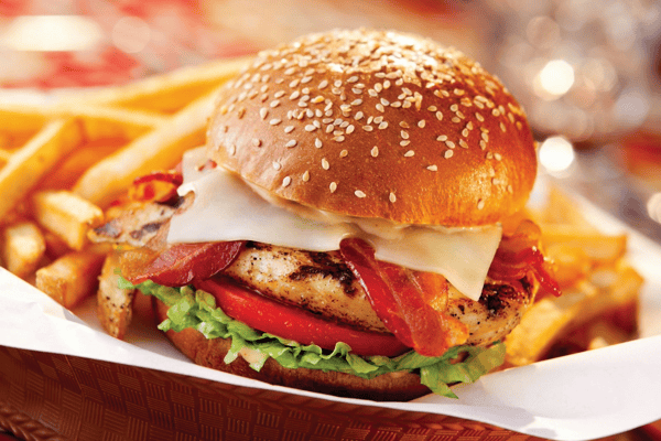 Grilled Chicken & Swiss Cheese Sandwich