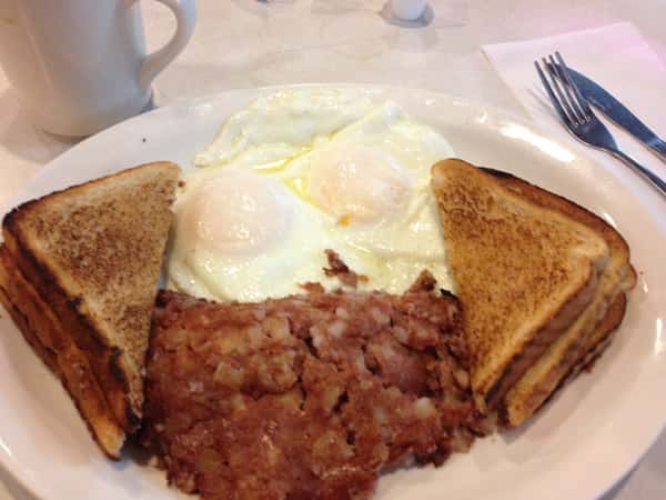 Corned Beef Hash & 3 Eggs