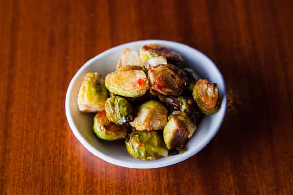 Sweet Chili Brussel Sprouts
